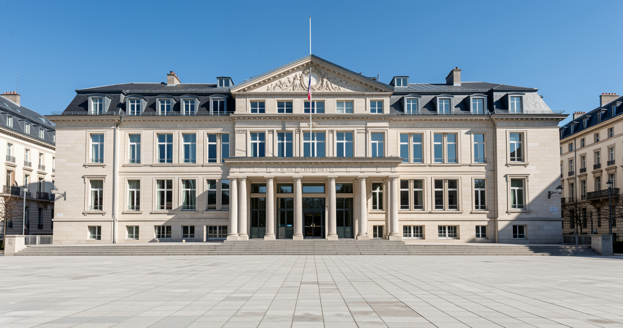 Façade du tribunal judiciaire de Paris, symbole de compétence juridique