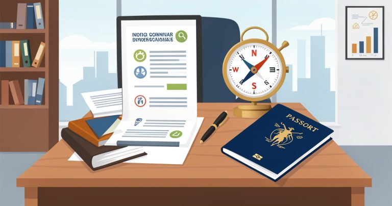 Illustration d'un contrat de convention fiscale internationale sur un bureau d'affaires