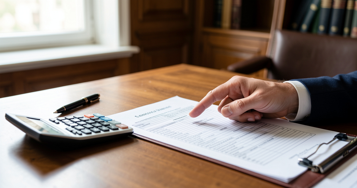 Prix avocat divorce : une avocate montre une convention d'honoraires à son client