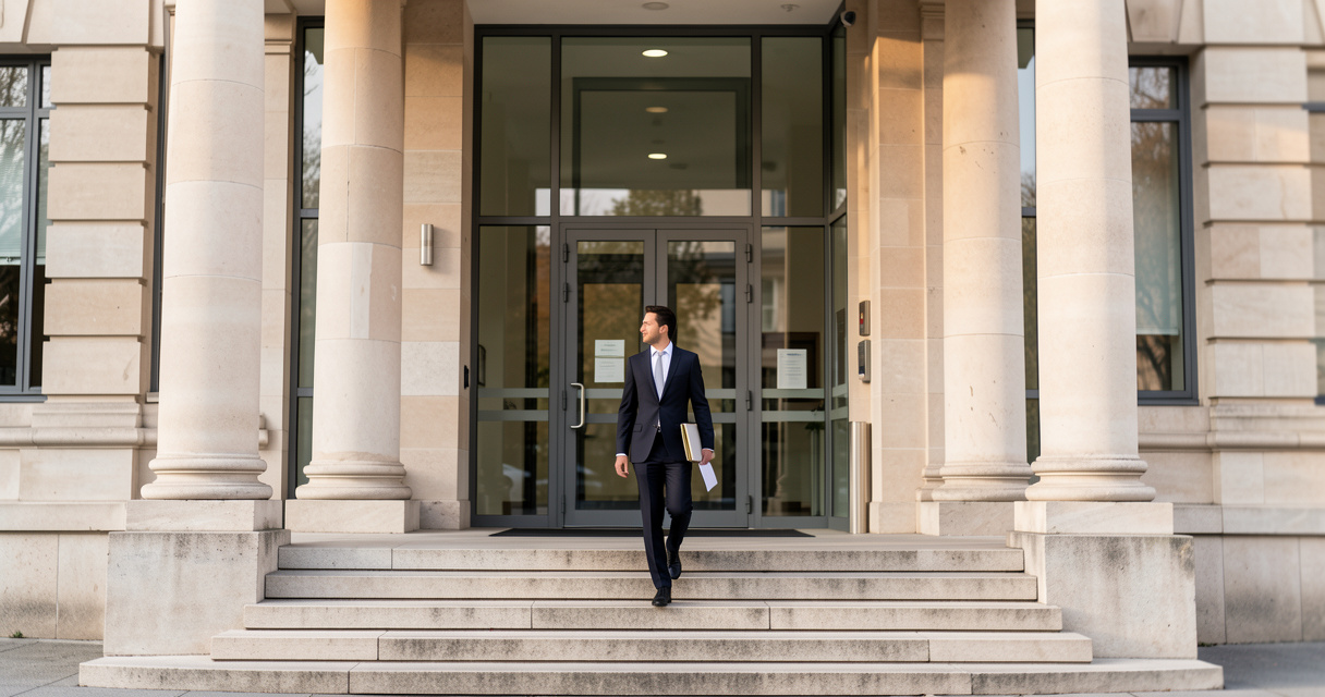 Entrée d'un tribunal administratif où déposer un recours contentieux