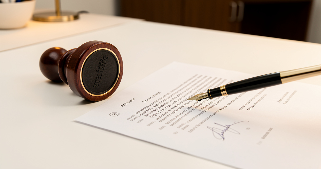 Signature de la convention de divorce chez le notaire après avocats
